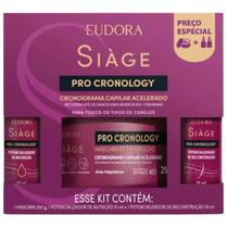 Kit Eudora Siàge Pro Cronology Cronograma Capilar Acelerador