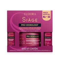 Kit Eudora Siàge Pro Cronology Máscara 250g + Potencializador de Nutrição 10ml + Potencializador de Reconstrução 10ml Kit Eudora Siàge Pro Cronology Máscara 250g + Potencializador de Nutrição 10ml + Potencializador de Reconstrução 10ml