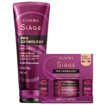Kit Eudora Siàge Pro Cronology Shampoo 250ml + Cronograma Capilar