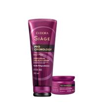 Kit Eudora Siàge Pro Cronology Shampoo Máscara (2 produtos) Kit Eudora Siàge Pro Cronology Shampoo Máscara (2 produtos)