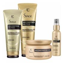Kit Eudora Siàge Reconstrói Fios (4 Produtos) Kit Eudora Siàge Reconstrói Fios (4 Produtos)