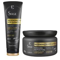 Kit Eudora Siàge Regeneração Pós Química Shampoo E Máscara