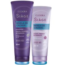 Kit Eudora Siàge Revela os Cachos Sh 250ml + Cond 200ml