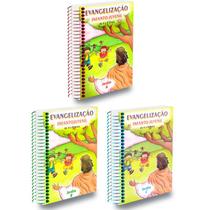 Kit Evangelização Infanto-Juvenil -A/B/C-de 4 a 6 Anos-3 Livros Kit Evangelização Infanto-Juvenil -A/B/C-de 4 a 6 Anos-3 Livros