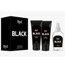 Kit Everlast Black (Body Splash 100ml + Gel pós barba 100g + Shampoo 3 em 1 100ml) - Rr Perfumes