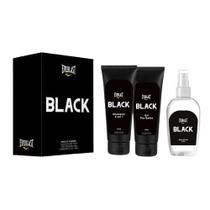 Kit Everlast Black Masculino Splash, Barba e Shampoo