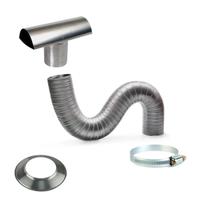 Kit Exaustão de Aquecedor 90 mm