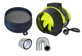 Kit Exaustor Turbo 125mm + Filtro Carvão Ativado Grow Indoor Kit Exaustor Turbo 125mm + Filtro Carvão Ativado Grow Indoor