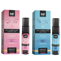 Kit Excitante Vibratório de Chiclete Babalub Vibra Hot e Ice by Carla Geane 15g - Intt