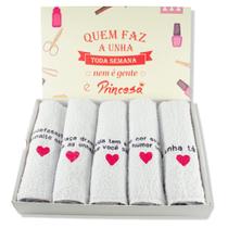 Kit Exclusivo Princesa Toalhas - Frases para Manicures