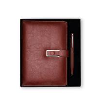 Kit Executivo de Caderneta e Caneta Personalizados em material sintético Kit Executivo de Caderneta e Caneta Personalizados em material sintético