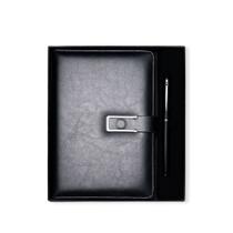 Kit Executivo de Caderneta e Caneta Personalizados em material sintético Kit Executivo de Caderneta e Caneta Personalizados em material sintético