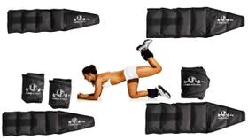 Kit Exercício Funcional Com 02 Pares de Caneleira Tornozeleira Academia De 3kg E 4kg Kit Exercício Funcional Com 02 Pares de Caneleira Tornozeleira Academia De 3kg E 4kg