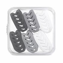 Kit Exercitador Esportivo Gold Sports Muscular Facial Shark Silicone Alimentício 6pçs 3 Intensidades