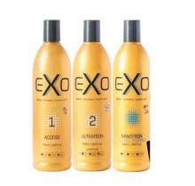 Kit Exo Hair Exoplastia Capilar + Nanotron 500ml Progressiva