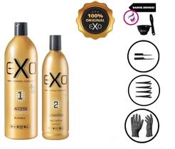 Kit Exoplastia Shampoo 1L e Ultratech Keratin 500ml