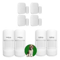 Kit Expansão de Alarme Intelbras com 8 Sensores Híbridos e PET Immunity Kit Expansão de Alarme Intelbras com 8 Sensores Híbridos e PET Immunity