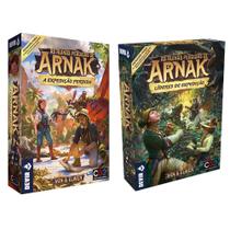 Kit Expansões Do Jogo De Tabuleiro As Ruinas Perdidas De Arnak Lideres De Expedição A Expedição Perdida
