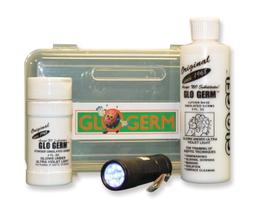 Kit experimental GLO GERM com 240 mL de gel e 56 g de pó para estudantes