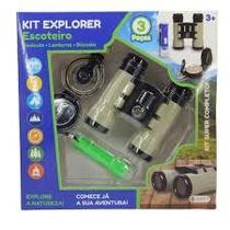 KIT EXPLORER ESCOTEIRO EC ST - Binóculo, Lanterna e Bússola