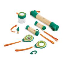 Kit Explorer Hape 8 em 1 Nature Fun Kids Bamboo 4+ Anos Kit Explorer Hape 8 em 1 Nature Fun Kids Bamboo 4+ Anos