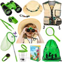 Kit Explorer INNOCHEER Kids com apanhador de insetos e traje de safári Kit Explorer INNOCHEER Kids com apanhador de insetos e traje de safári