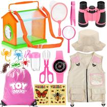 Kit Explorer TOY Life Kids Bug Catcher com colete, chapéu e brinquedos Kit Explorer TOY Life Kids Bug Catcher com colete, chapéu e brinquedos