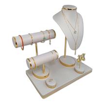 Kit Expositor Offwhite Dourado Diora Kit Expositor Offwhite Dourado Diora