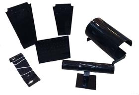 Kit Expositores para joias e bijouterias acrílico preto