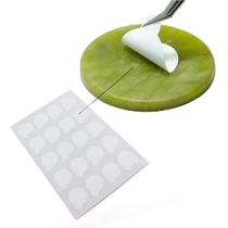 Kit Extensão De Cílios Adesivo Pequeno para Pedras + Pedra Jade