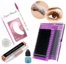 Kit Extensão de Cílios, Nagaraku Russo Cola Removedor Kit Extensão de Cílios, Nagaraku Russo Cola Removedor