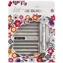 Kit Extensão De Cílios Tufos Diy Amor Anjo Com Cola E Pinça