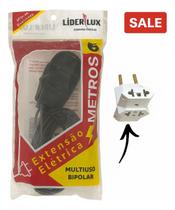 Kit Extensão Elétrica 5 Metros Bipolar Benjamin Brinde