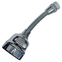 Kit Extensao P/ Torneira 1/2" Cromado Flexivel C/ 3 Jatos C/ducha 6 Un - DECK