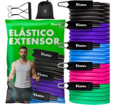 Kit Extensor 11 Peças Treino Elástico Ultra Band Academia Em Kit Extensor 11 Peças Treino Elástico Ultra Band Academia Em
