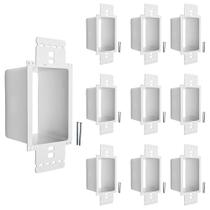 Kit extensor de caixa de tomada elétrica BestMounts, pacote com 10 Kit extensor de caixa de tomada elétrica BestMounts, pacote com 10