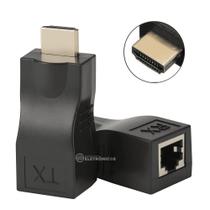 Kit Extensor HDMI 4K Até 30 metros Com Suporte Total a Cabo de Rede Cat6 56029