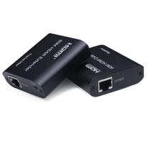 Kit Extensor HDMI 60m ethernet cabo rede cat6 1080P FULLHD