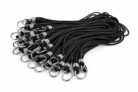 Kit Extensor Lona Elástico 50 Uni Corda Fixador Gancho 35cm