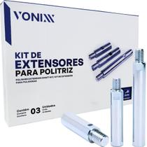 Kit Extensor Prolongador de Prato Para Politriz Rotativa Encaixe M14 Vonixx
