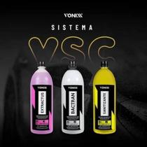 Kit extractus bactran sanitizante vsc strike izer bancos vonixx limpeza profunda higienização completa automotiva