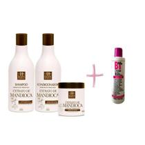 Kit Extrato de Mandioca Home Care Hboni + Finalizador