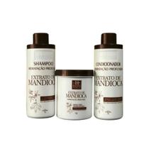 Kit Extrato De Mandioca Profissional Hboni