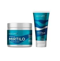 Kit Extrato De Mirtilo Máscara 450g + Leave-in 180ml Lowell