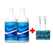 Kit Extrato de Mirtilo Shampoo 1 Litro + Condicionador 1 Litro Lowell