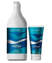 Kit Extrato Mirtilo Complex Care Shampoo 1 Litro + Leave-in 180ml - Lowell
