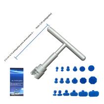 Kit Extrator de Amassados de Carro com 18 Peças - Inclui Abas de Cola e Alça em T Kit Extrator de Amassados de Carro com 18 Peças - Inclui Abas de Cola e Alça em T