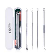 Kit Extrator de Cravos, Kit acne para Limpeza de Pele com 4 ferramentas Kit Extrator de Cravos, Kit acne para Limpeza de Pele com 4 ferramentas