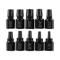 Kit Extrator de Parafuso de Aço Liga - 10 Peças para Remover Parafusos Danificados