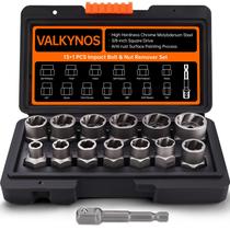 Kit extrator de parafusos Valkynos Bolt Extractor 13 unidades de aço Cr-Mo